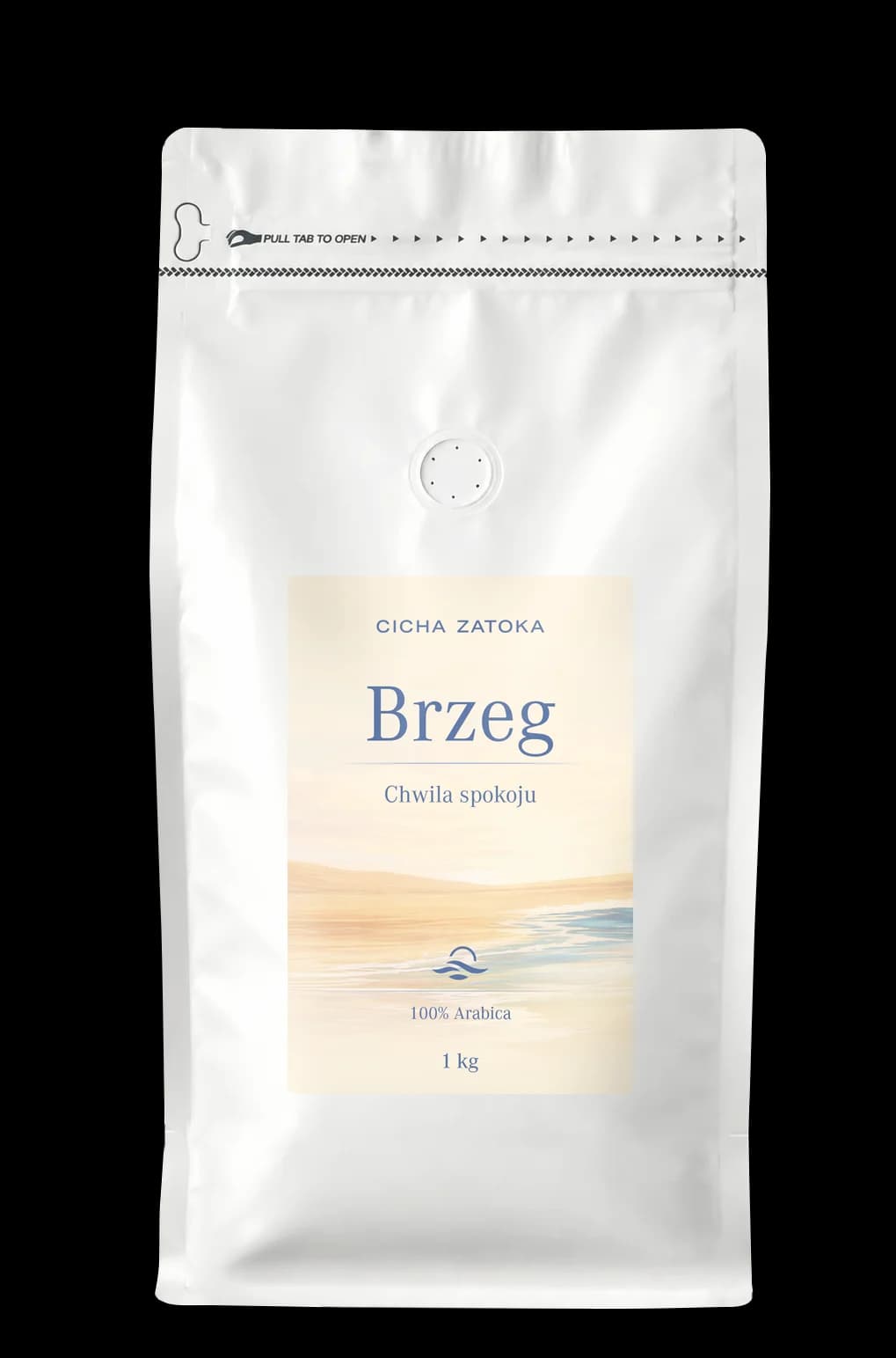 Opakowanie kawy Brzeg, 100% Arabica, 1 kg