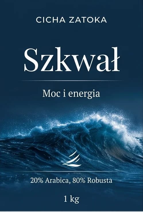 Etykieta kawy Szkwał