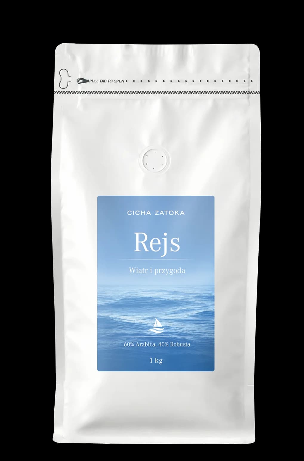 Opakowanie kawy Rejs, 60% Arabica, 40% Robusta, 1 kg