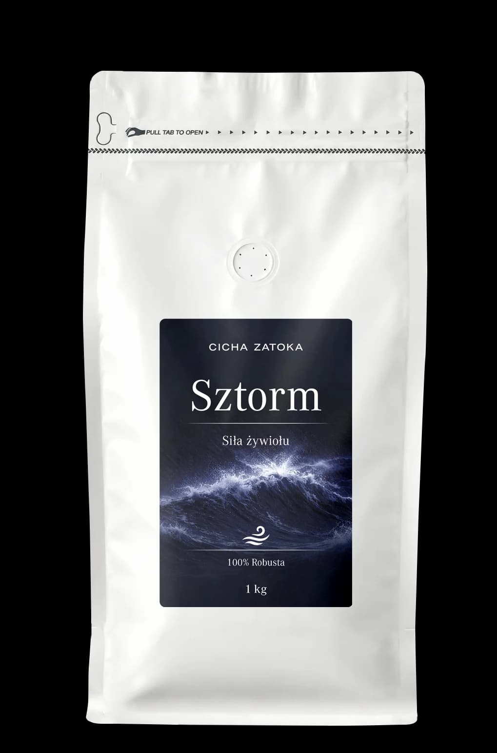 Opakowanie kawy Sztorm, 100% Robusta, 1 kg